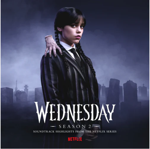 Wednesday: Season 2 (Soundtrack Highlights from the Netflix Series) (Purple & Black Blended Transparent) (Vinyl)