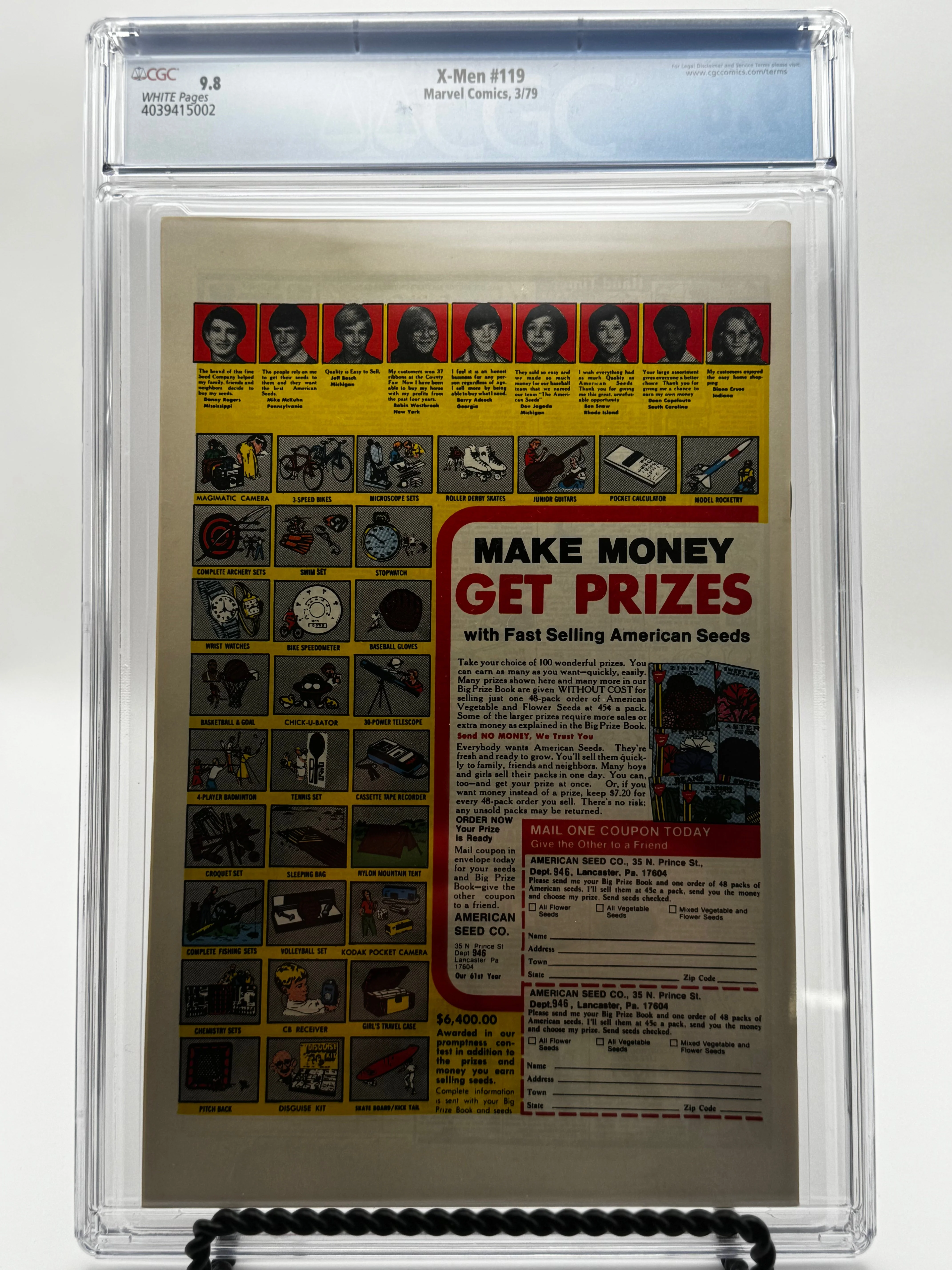 X-Men #119 CGC 9.8 Blue Label 1979 [IN STOCK] - Image 2