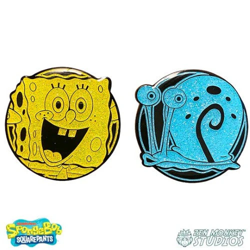 Zen Monkey: SpongeBob and Gary(set) - Spongebob Squarepants Pin - Image 4